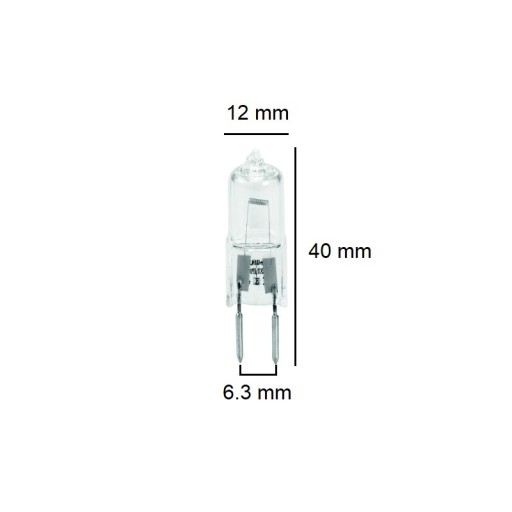 HALOGÉNOVÁ ŽIAROVKA HALOGÉNOVÁ JC G6.35 12V 20W