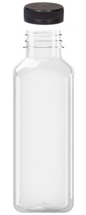 Plastová fľaša s uzáverom, 100 ml, PET fľaša na odber, 10 ks