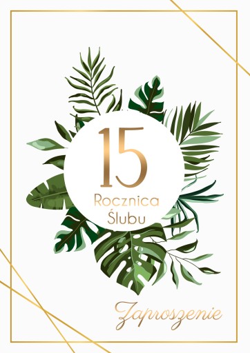 POZVÁNKA NA VÝROČIE SVADBY - Palm Wedding
