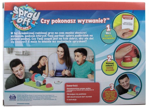 SPRAY OFF GAME CHALLENGE - SPRAY GAME POLISH SPIN MASTER VERSION