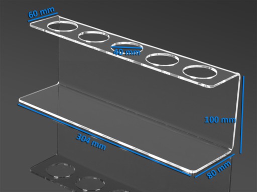 STOJAN, PODAVAČ, STOJAN NA 5 PLEXI ZMRZLIN, 3 mm