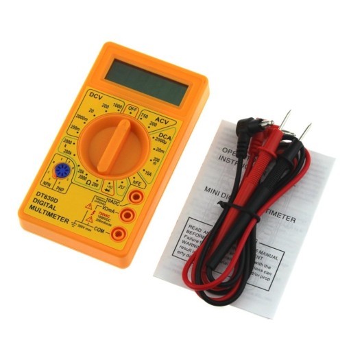 Multimeter DT-832 so signálom LCD