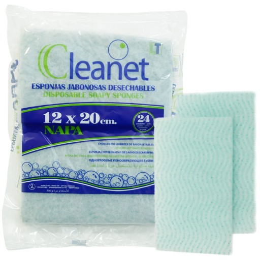 WASHER SOAPED Špongia na umývanie Cleanet 24 ks