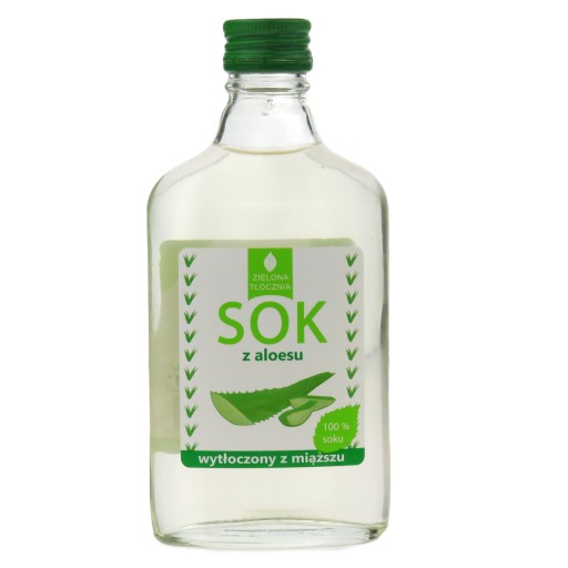 PRÍRODNÁ ŠŤAVA ALOE VERA Zielona Tłocznia 200 ml 100%