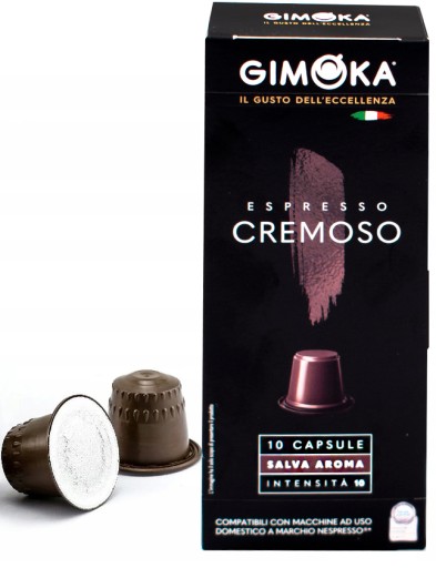 Kapsule Gimoka CREMOSO na kávu Nespresso 10 ks.