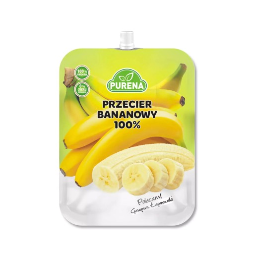 Banánové pyré 100% 350 g Purena