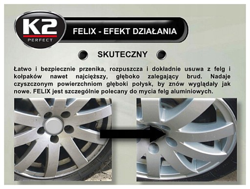 B7Y91 K2 FELIX RIMS TEKUTINY UMÝVA RÁFKY A NÁBOJE HIT FV K167M