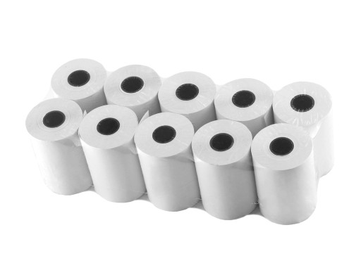 Papier, rolky pre platobné terminály - 57mm x 20m