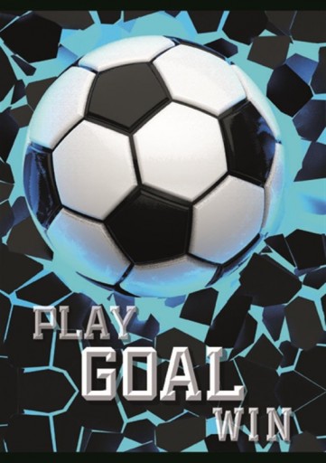 BAMBINO NOTEBOOK A5-16 DVOJRIADKOVÁ FARBA - FUTBAL - LOPTA