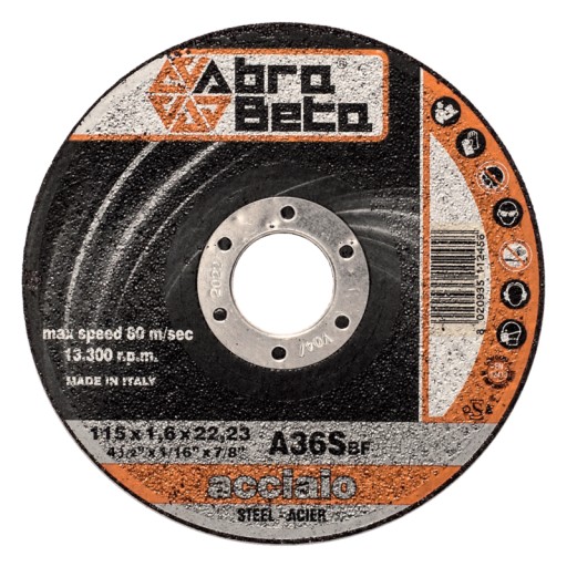 ABRA BETA REZNÝ KOTÚČ NA OCEĽ 125X1,6MM 000010129