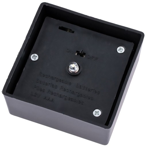 SOLAR LED záhradné svietidlo Black MARTIN