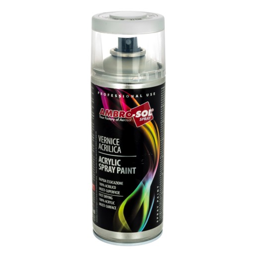AMBROSOL UNIVERZÁLNY AKRYLOVÝ LAK PERLOVÝ BIELY RAL 9001 400ML