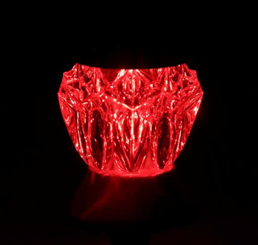 solárne svietidlo 1LED RGB/1LED biela záhradná dekorácia milticolor crystal P-710