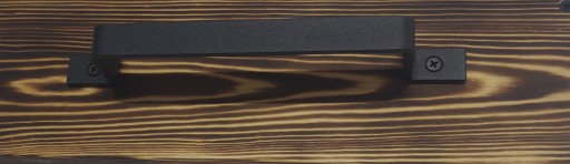 Úchytka priemyselného kuchynského nábytku BLACK MAT loft