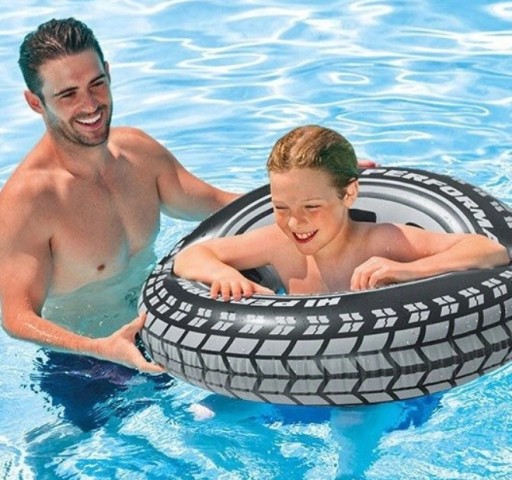 VEĽKÉ PLÁVACIE matrace do bazéna 91CM