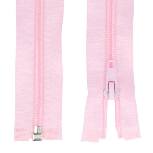 ŠPIRÁLOVÝ Zips #5 - 75 CM - SVETLO RUŽOVÝ