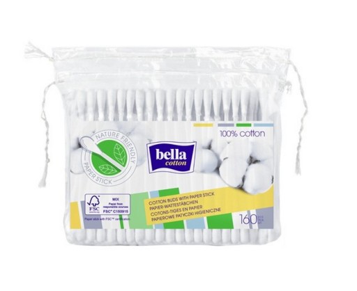 Vatové tyčinky Bella 160 kusov