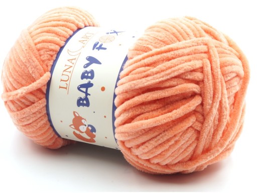 Priadza Baby Fox, lososová farba 65