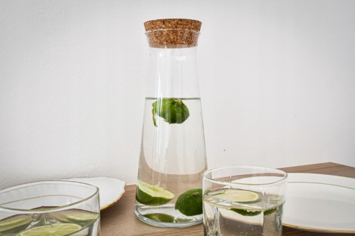1 l karafa s prírodným korkom Trend Glass Emma