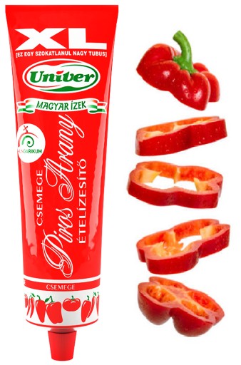 MAĎARSKO Jemná papriková pasta tuba 240g XL - Piros Arany csemege