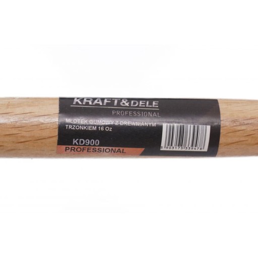 KLADIVO GUMOVÉ 0,5kg RÚČKA DREVENÁ 30cm 500g