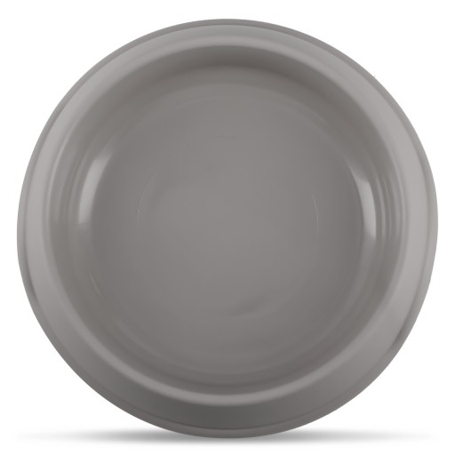 Plastová miska pre psov a mačky XXS, 0,2L, šedá, priem 13 cm,