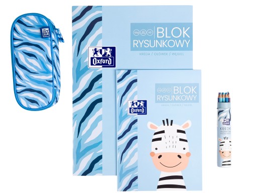 DETSKÝ BLOK 20 listov OXFORD KIDS A4 120g biely HRUBÝ PAPIER
