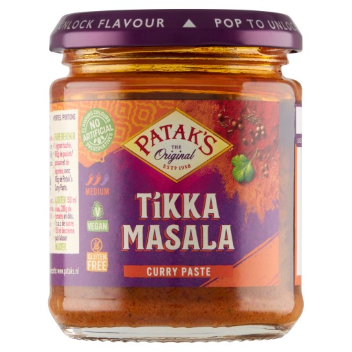 PATAKS indická pasta Tikka Masala 165g