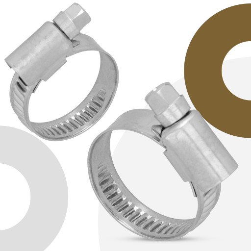 Šneková svorka CLAMP CLAMP 16-27 mm Kov Oceľ TWISTED Svorka