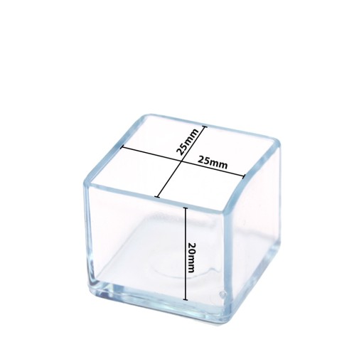 Silikónové poťahy na nohy stoličky 25x25mm