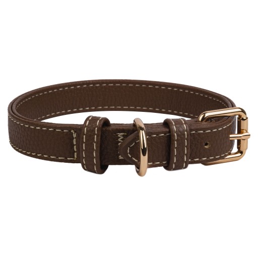 Obojok pre malého psíka GOLD BUCKLE farby 45cm M