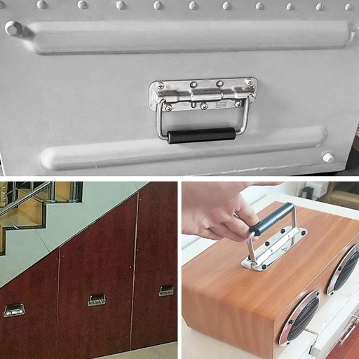 MONTOVANÝ NÁBYTOK ÚCHYTKA PRE KRABICE 12,2 x 4,1 x 1 CM OCEL 2 KS