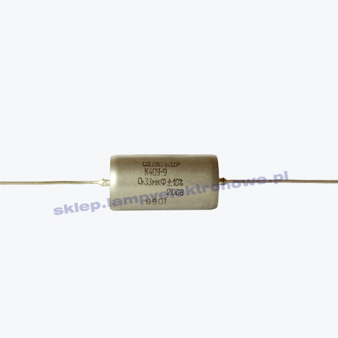 Kondenzátor 0,33uF / 200V K40Y-9 olej NOS PIO
