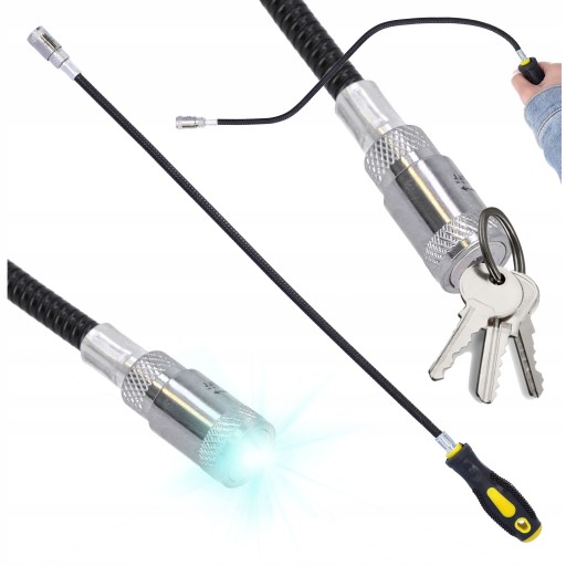 Magnetický uchopovací led magnet 57 cm flexibilná LED kontrolná baterka