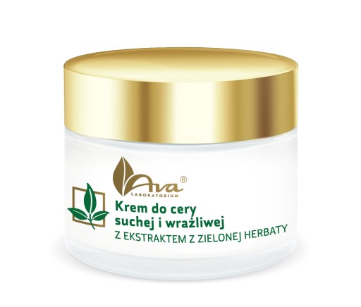 AVA Krém s extraktom zo zeleného čaju pre suchú a citlivú pleť 50 ml