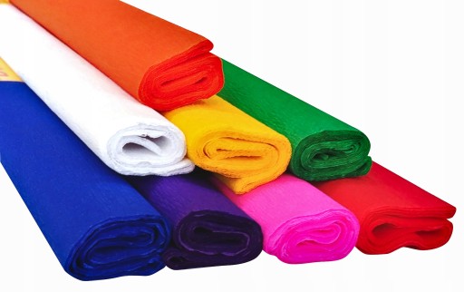 Krčený hodvábny papier sv. Majewski sada Multicolors