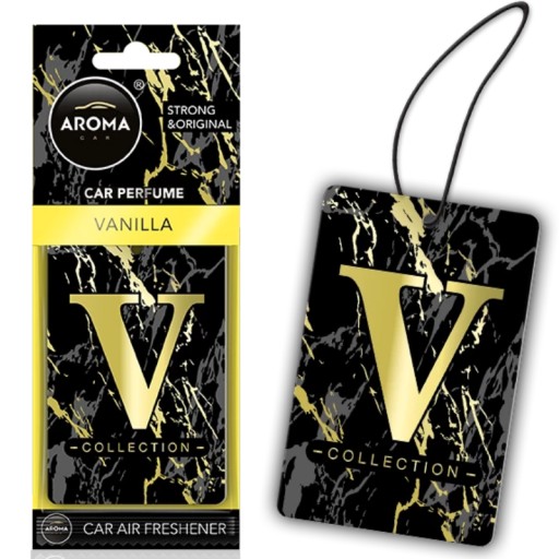 AROMA CAR V-SERIES VONNÁ VÔŇA VANILKA OSVIEŽOVAČ AUTA