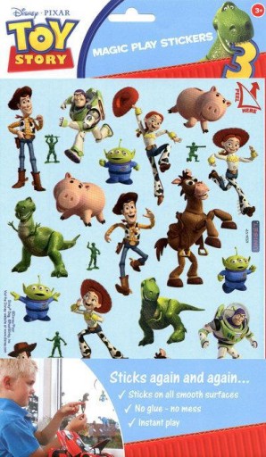 Neoznačujúce nálepky Toy Story 3 pre deti