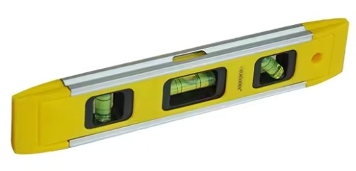 Vodováha 230 mm s magnetickou vodováhou a 3 mini fľaštičkami 45 stupňov 23 cm