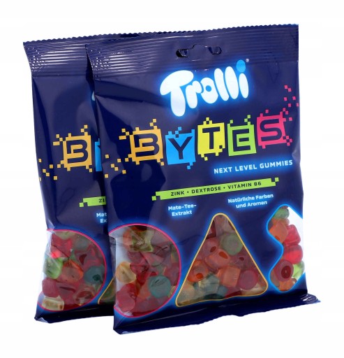 TROLLI Bytes ovocné želé 150g s vitamínmi DE