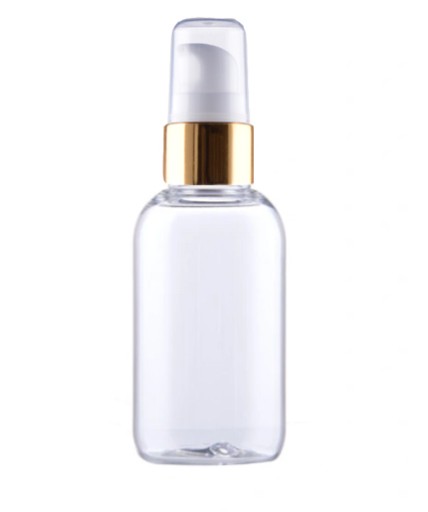 50ml fľaša s pumpičkou, PET, 20/410, Transparent