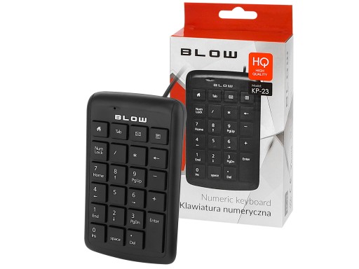 BLOW káblová USB numerická klávesnica
