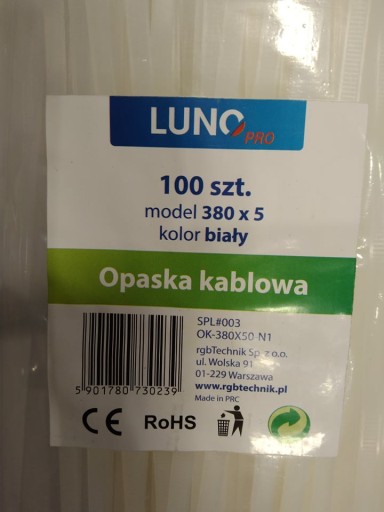 Sťahovacie pásky, sťahovacie pásky, 380 x 5, pevné