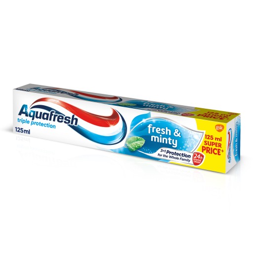 Zubná pasta Aquafresh Triple Protection Fresh And Minty Toothpaste 125 ml