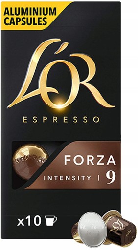 Nespresso Jacobs L'OR Espresso FORZA 10 kapsúl