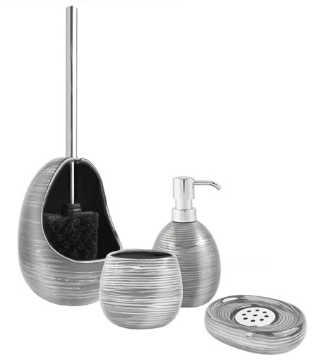 Dekoratívna avantgardná miska na mydlo, originálna, šedá, módna, štýlová, zaujímavá