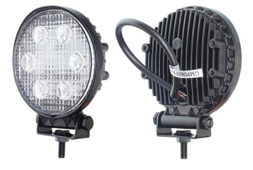 KRUHOVÁ PRACOVNÁ LAMPA 6-LED 10-30V 1300LM FI-116MM