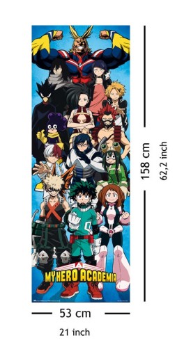 Plagát My Hero Academia All Characters 53x158 cm