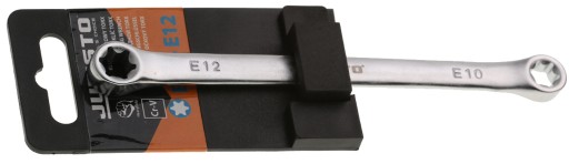TORX KRÚŽKOVÝ KĽÚČ E10-E12 MM CHROMOVANÁDOVÁ OCEL