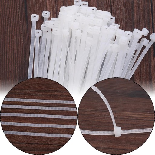 VIAZAČKY KABELOVÉ Zipsy UV VIAZAČKY SILNÉ 3,6x200mm NEUTRÁLNE